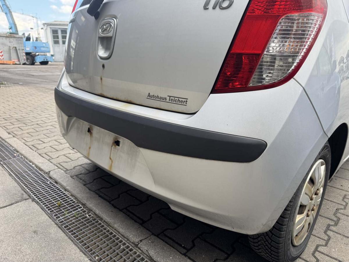Hyundai I10 PA original Sto&szlig;stange Stossf&auml;nger hinten HD Sleek Silver Bj.2010